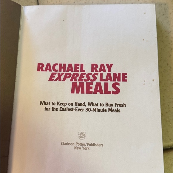Rachael Ray Express Lane Meals Cookbook - Picture 5 of 6